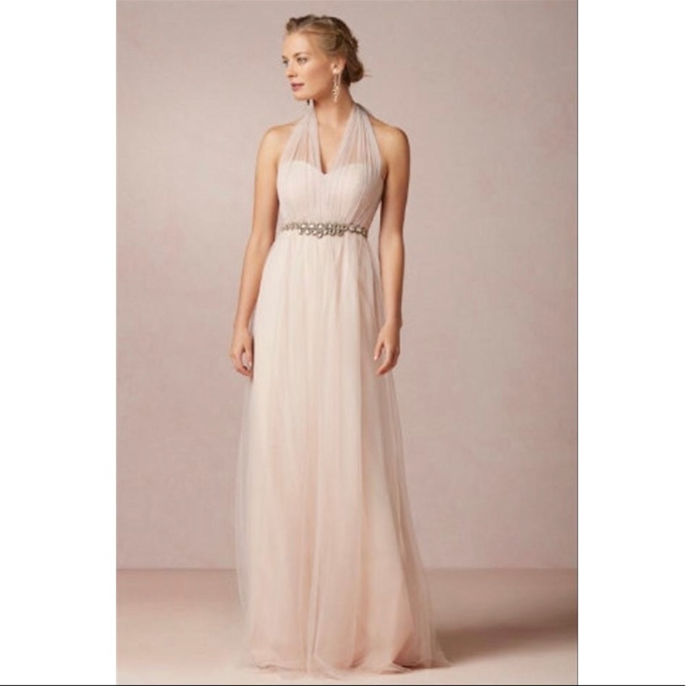 BHLDN Blush Annabelle Dress